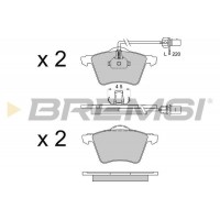 BP3506 BREMSI Комплект гальмівних колодок дисковий гальм