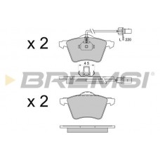 BP3506 BREMSI Комплект гальмівних колодок дисковий гальм