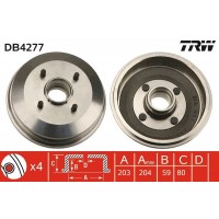 DB4277 TRW Гальмівний барабан