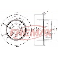 BD3806 FREMAX BRAKE DISC HIGH CARBON