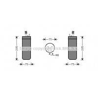 AID209 AVA QUALITY COOLING Осушувач кондиціонера