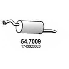 54.7009 ASSO Глушник вихлопних газів кінцевий
