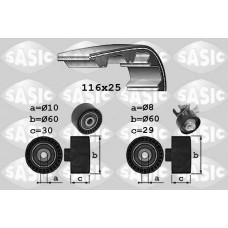 1750034 SASIC Комплект ременя ГРМ