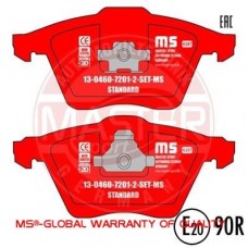 13046072012-SET-MS MASTER-SPORT GERMANY Комплект гальмівних колодок дисковий гальм