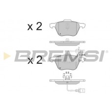 BP3076 BREMSI КомплеК т гальмівних колодок, дискове гальмо