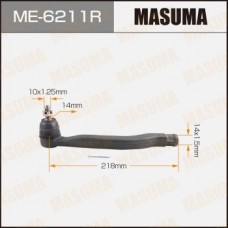 ME-6211R MASUMA Наконечник поперечної кермової тяги