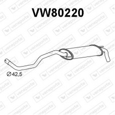 VW80220 VENEPORTE Глушник вихлопних газів кінцевий