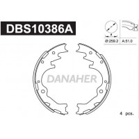 DBS10386A DANAHER Комплект гальмівних колодок