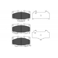 KBP-9054 KAVO PARTS Комплект гальмівних колодок дисковий гальм