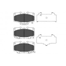 KBP-9054 KAVO PARTS Комплект гальмівних колодок дисковий гальм