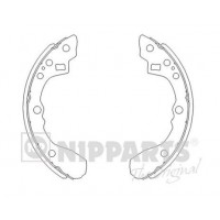 J3500308 NIPPARTS Комплект гальмівних колодок