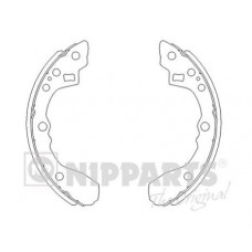 J3500308 NIPPARTS Комплект гальмівних колодок