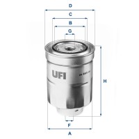 24.465.00 UFI Паливний фільтр