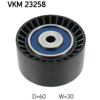 VKM 23258 SKF Паразитный / Ведущий ролик, Зубчастий ремінь