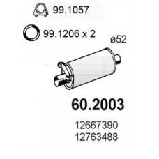 60.2003 ASSO Предглушник вихлопних газів