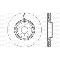BDR2616.20 OPEN PARTS Гальмівний диск