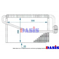 820201N AKS DASIS Випарник кондиціонера