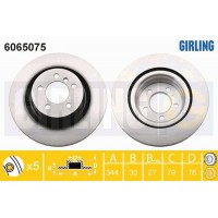 6065075 GIRLING Гальмівний диск