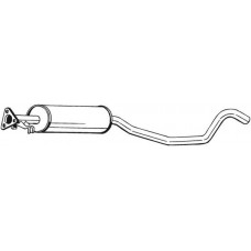 281-159 BOSAL Середній глушник вихлопних газів