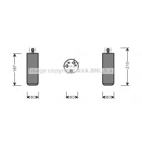 FTD073 AVA QUALITY COOLING Осушувач кондиціонера