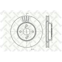 6020-4582V-SX STELLOX Гальмівний диск