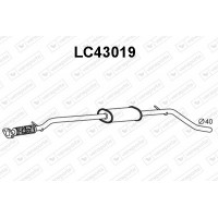 LC43019 VENEPORTE Предглушник вихлопних газів
