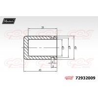 72932009 MAXTECH Поршень корпус скоби гальма