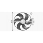 PE7563 AVA QUALITY COOLING Вентилятор охолодження двигуна