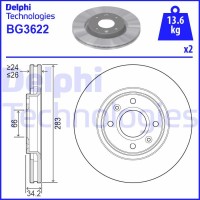BG3622 DELPHI Гальмівний диск