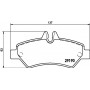 8DB 355 005-351 HELLA КомплеК т гальмівних колодок, дискове гальмо