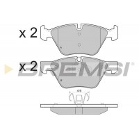 BP3479 BREMSI Комплект гальмівних колодок дисковий гальм
