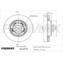 BD-2950 FREMAX Гальмівний диск