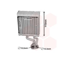 3000V646 VAN WEZEL Випарник кондиціонера