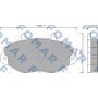 FO 486481 FOMAR Friction Комплект гальмівних колодок дисковий гальм