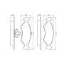 0 986 424 416 BOSCH Комплект гальмівних колодок дисковий гальм
