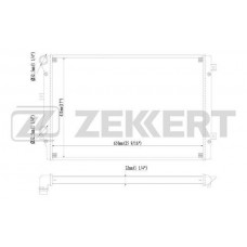 MK-1092 ZEKKERT Радіатор охолодження двигуна