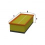 CP 0122 F SAMPIYON FILTER Повітряний фільтр