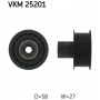 VKM 25201 SKF Паразитный / Ведущий ролик, Зубчастий ремінь