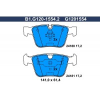 B1.G120-1554.2 GALFER Комплект гальмівних колодок дисковий гальм