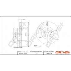 DP1010.11.0744 Dr!ve+ Гальмівний диск