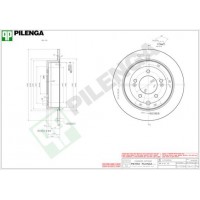 5643 PILENGA Гальмівний диск