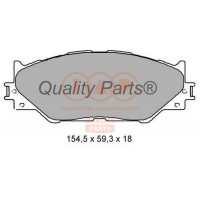 704-17122 IAP QUALITY PARTS КомплеК т гальмівних колодок, дискове гальмо