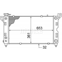 WG2182621 WILMINK GROUP Радіатор охолодження двигуна