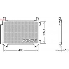 DCN50028 DENSO Конденсатор кондиціонера