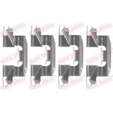 109-1720 QUICK BRAKE Комплектуючі колодки дискового гальма