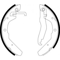 8DB 355 000-701 HELLA PAGID Комплект гальмівних колодок