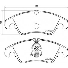P 85 145 BREMBO КомплеК т гальмівних колодок, дискове гальмо