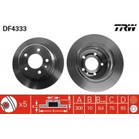 DF4333 TRW Гальмівний диск