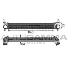 Интеркулер AUTOGAMMA 105364