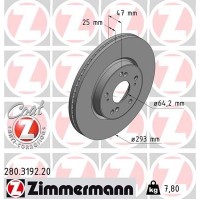 280.3192.20 ZIMMERMANN Гальмівний диск